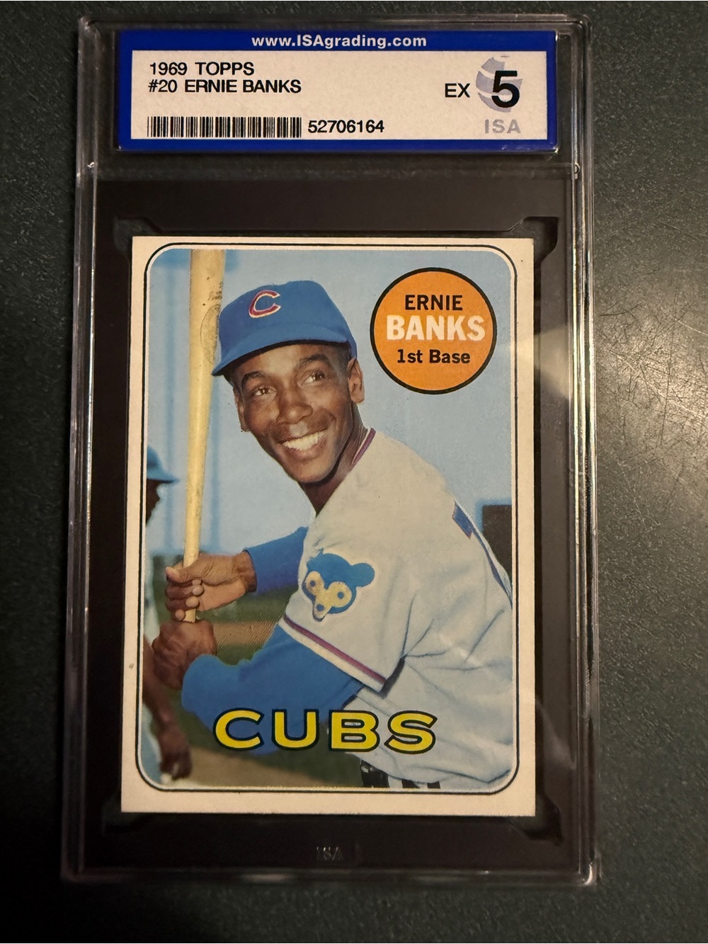 Topps Cubs Baseball Card - Blue, Yellow, White